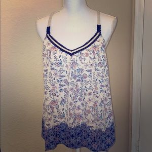 Maurices Floral Racerback Tank